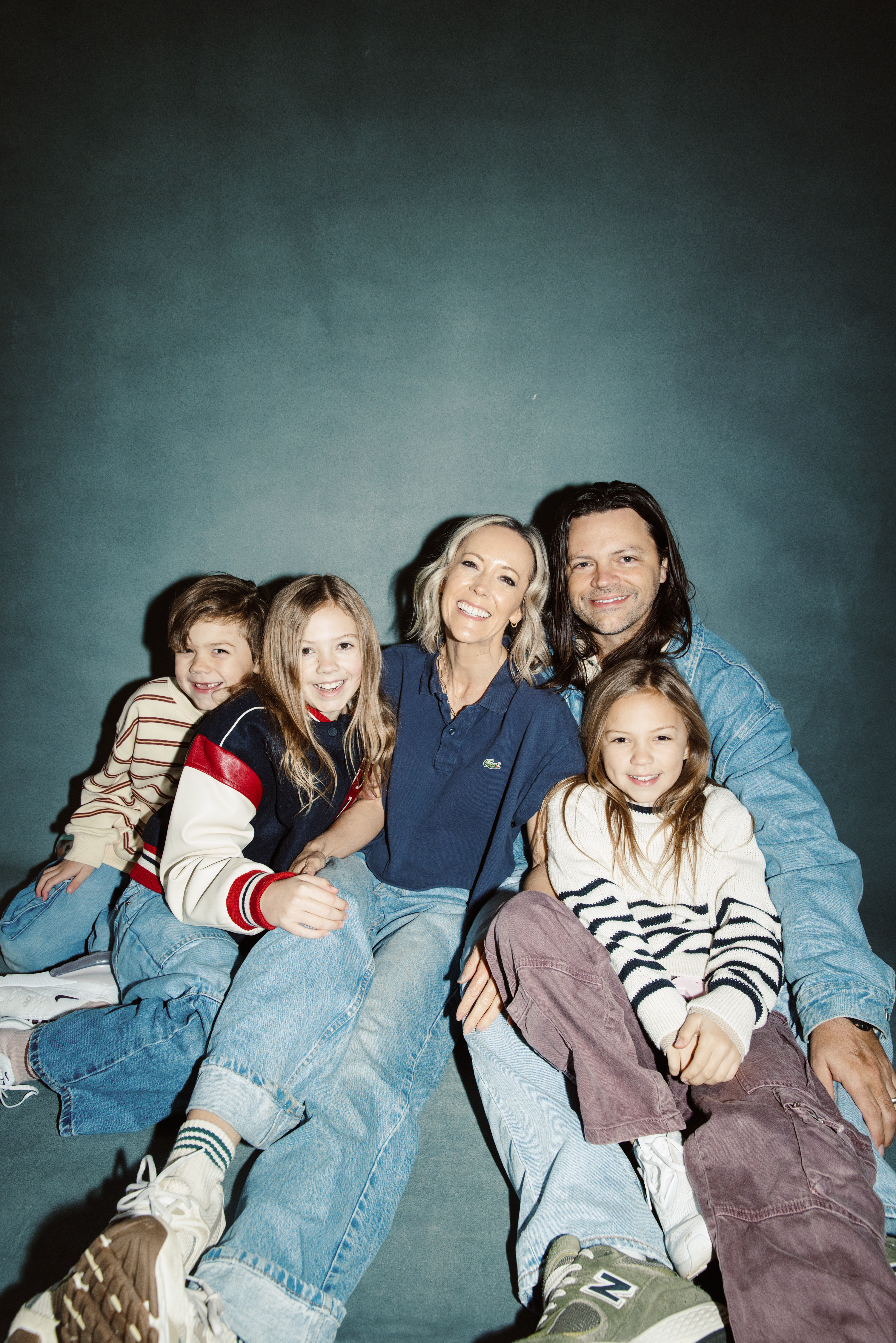 Aynsley with her husband Brett and their three kids